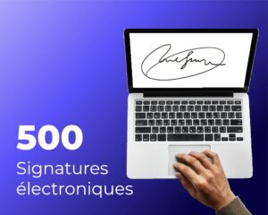 Pack de 500 signatures électroniques simples